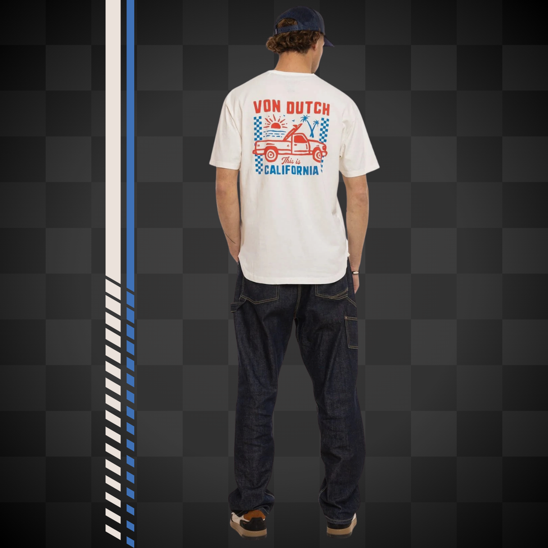 Von Dutch Tee Shirt Oversize "Truck" - Von Dutch Tee Shirt Oversize Truck 100% coton Von Dutch. Coupe oversize confortable pour un style décontracté authentique. - Esprit Pilote