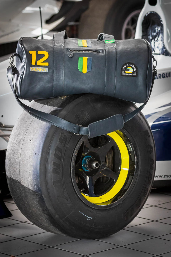Ayrton Senna Sac Cuir "Sao Paulo"