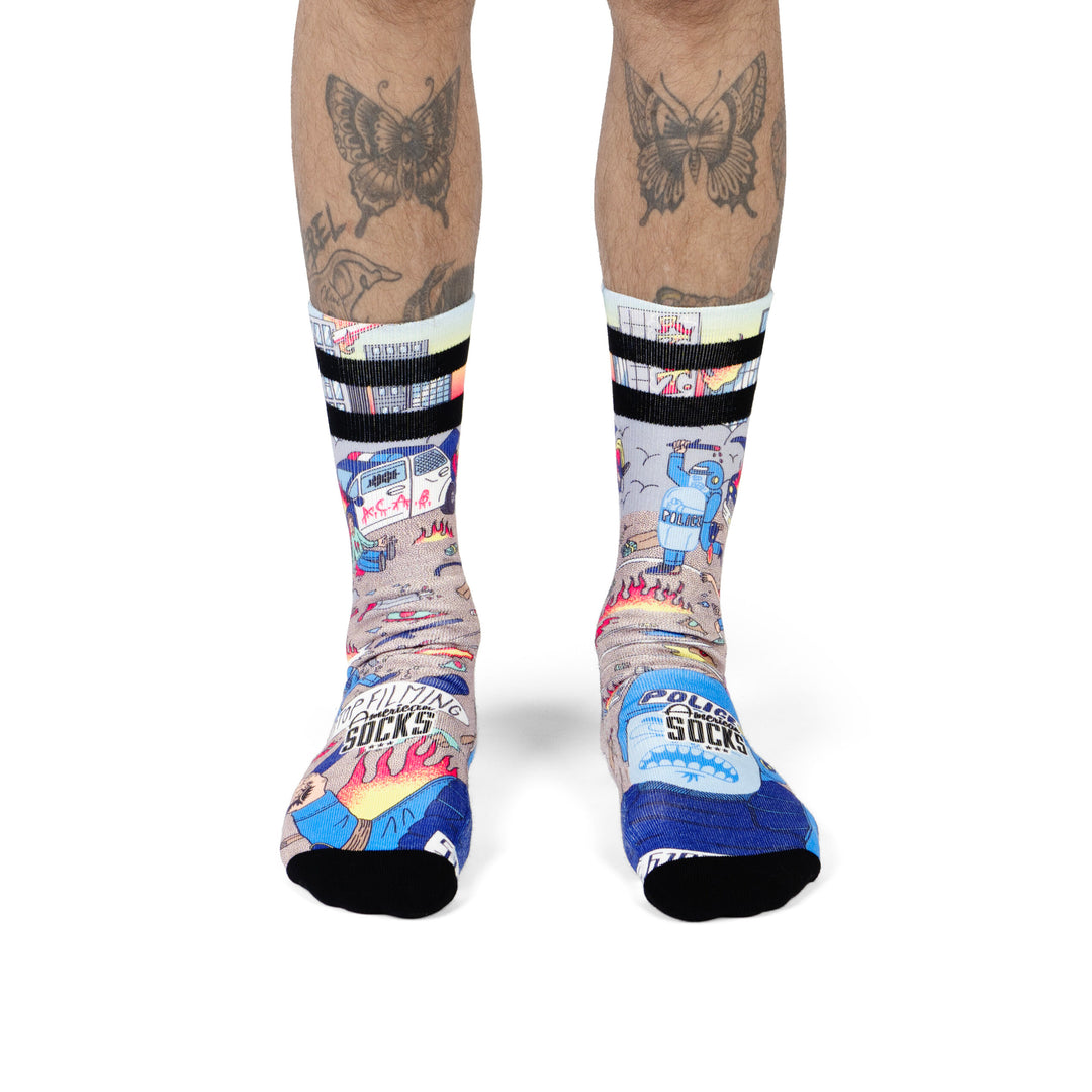 Américan Socks Chaussettes "Mayhem" - Mid High