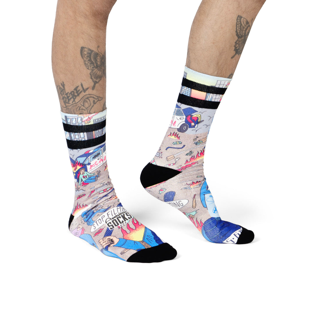 Américan Socks Chaussettes "Mayhem" - Mid High