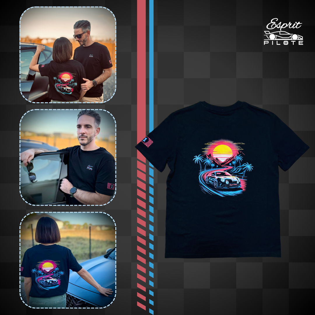 Affirmez votre look avec Esprit Pilote Tee Shirt "#1" - Ce tee-shirt Esprit Pilote "#1", allie confort et style audacieux. Moderne et coloré, il insuffle une énergie nouvelle à votre âme de pilote, prêt à défier les routes avec panache et fraîcheur. Osez