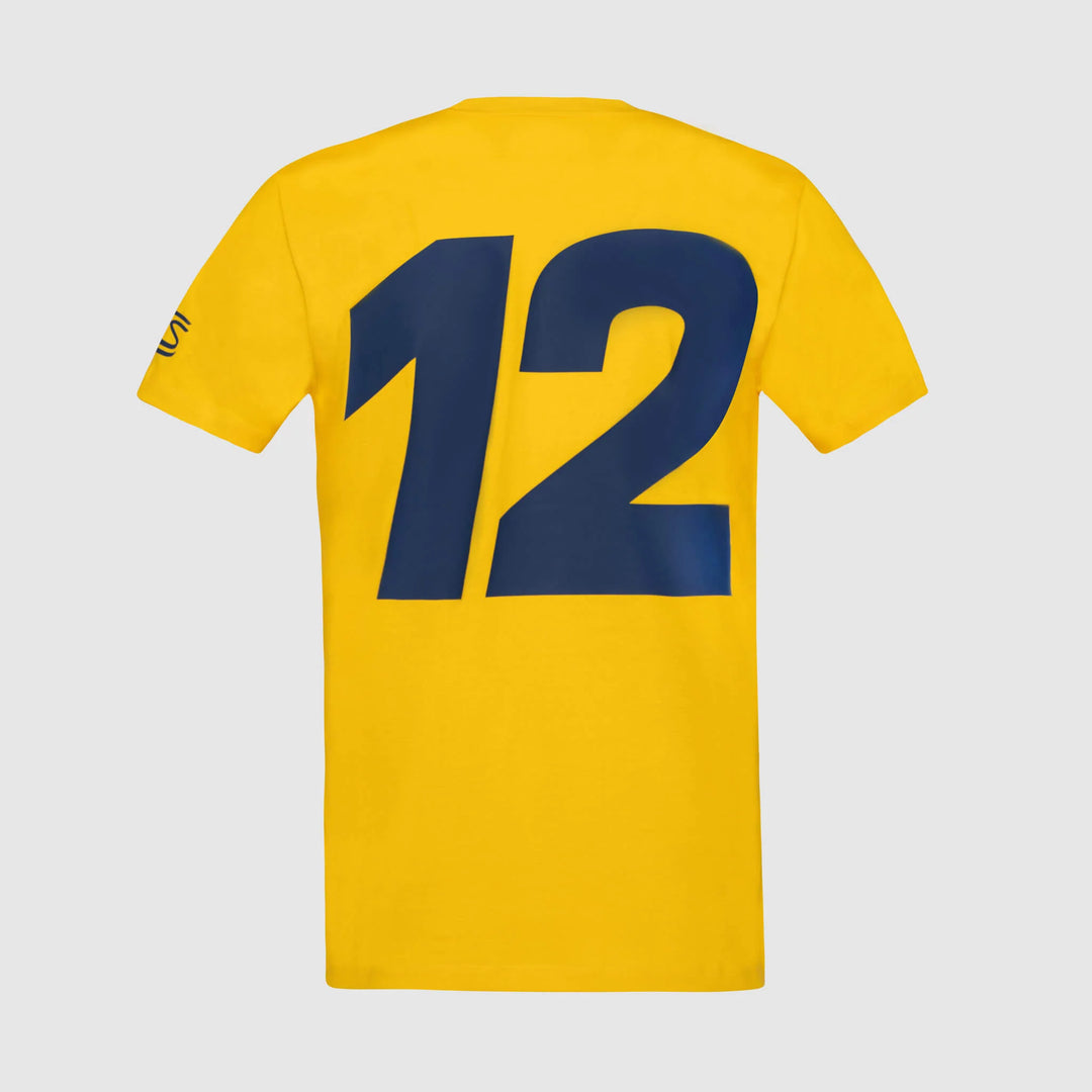 Ayrton Senna Tee Shirt "#Senna" - Jaune