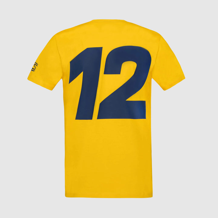 Ayrton Senna Tee Shirt "#Senna" - Jaune