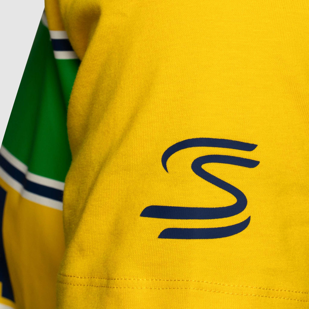Ayrton Senna Tee Shirt "#Senna" - Jaune