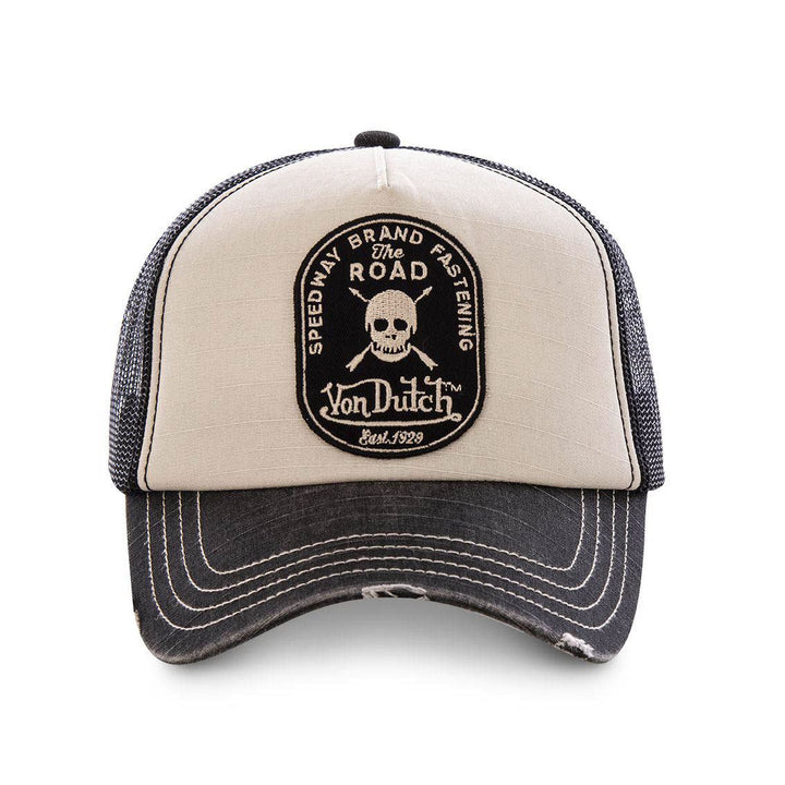 Von Dutch Casquette "Crew 7" - Von Dutch Casquette "Crew 7" - Von Dutch Casquette "Crew 7". Baseball avec filet. Composition : 50% coton, 50% polyester. Style authentique et respirant. - Esprit Pilote