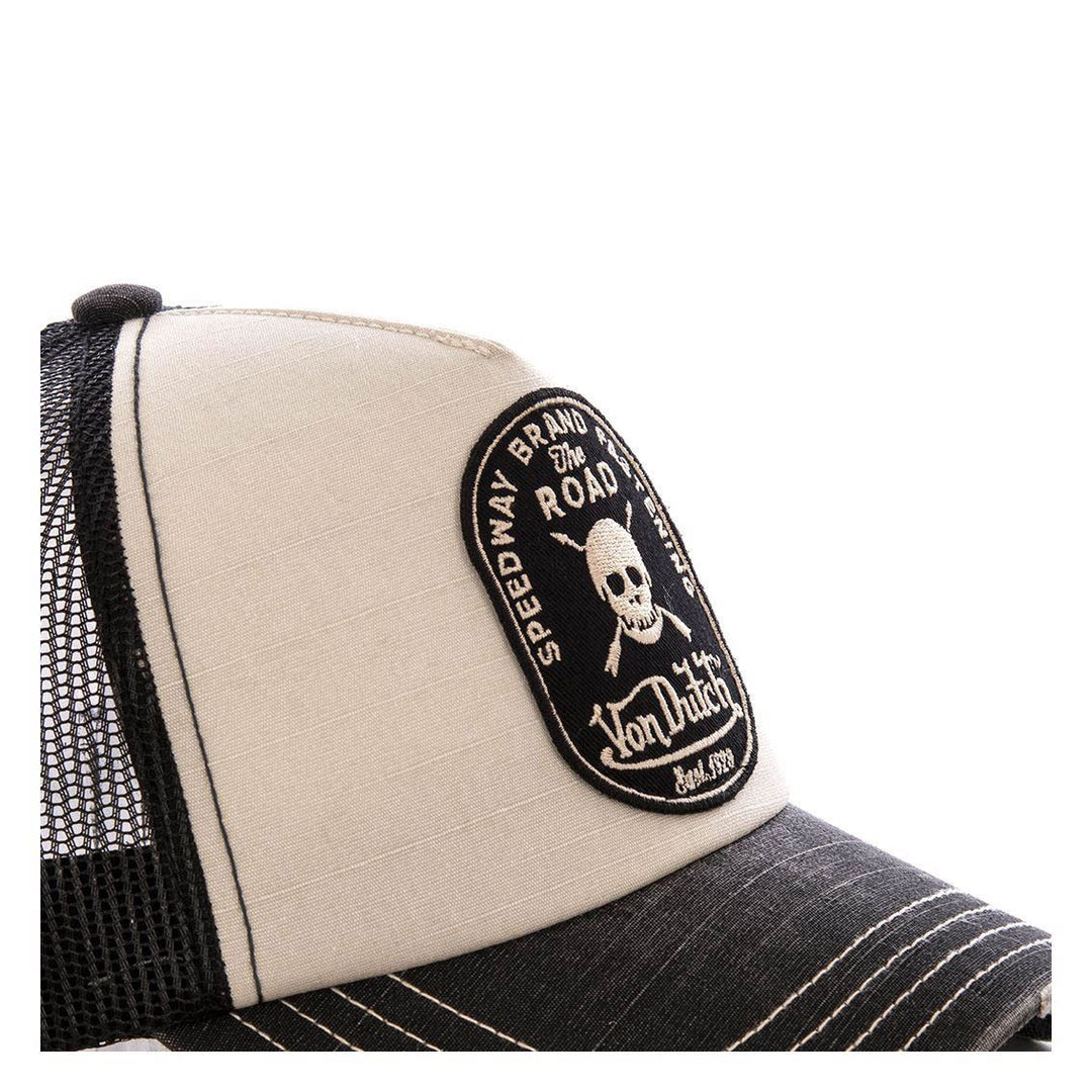 Von Dutch Casquette "Crew 7" - Von Dutch Casquette "Crew 7" - Von Dutch Casquette "Crew 7". Baseball avec filet. Composition : 50% coton, 50% polyester. Style authentique et respirant. - Esprit Pilote