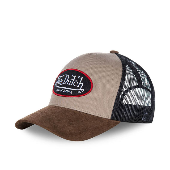 Von Dutch Casquette "Suede" - filet en coton-polyester. Construction robuste pour le confort quotidien et la performance. Incontournable du style motosport. - Esprit Pilote
