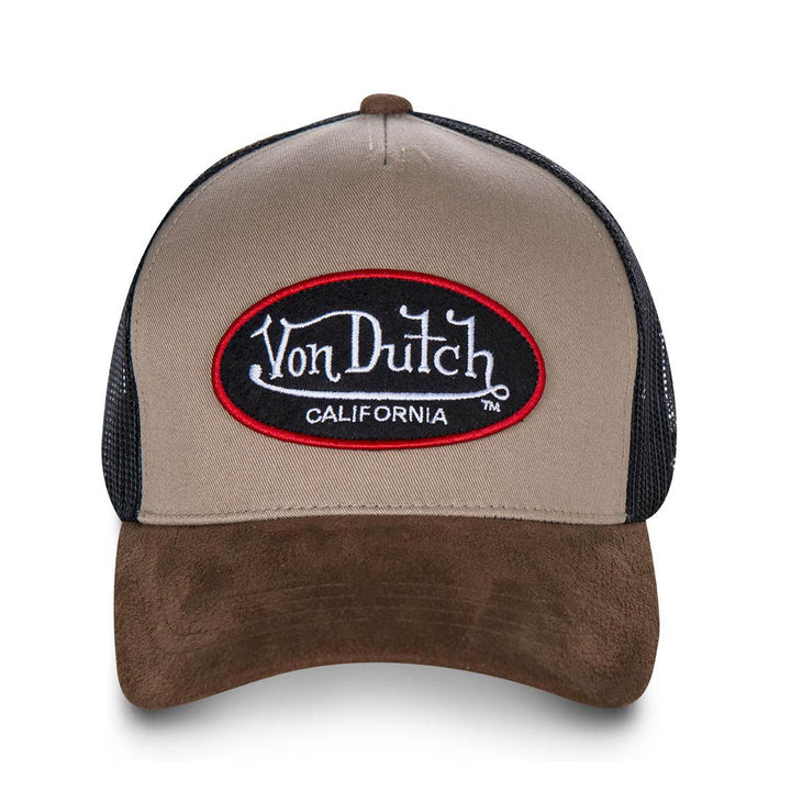 Von Dutch Casquette "Suede" - filet en coton-polyester. Construction robuste pour le confort quotidien et la performance. Incontournable du style motosport. - Esprit Pilote