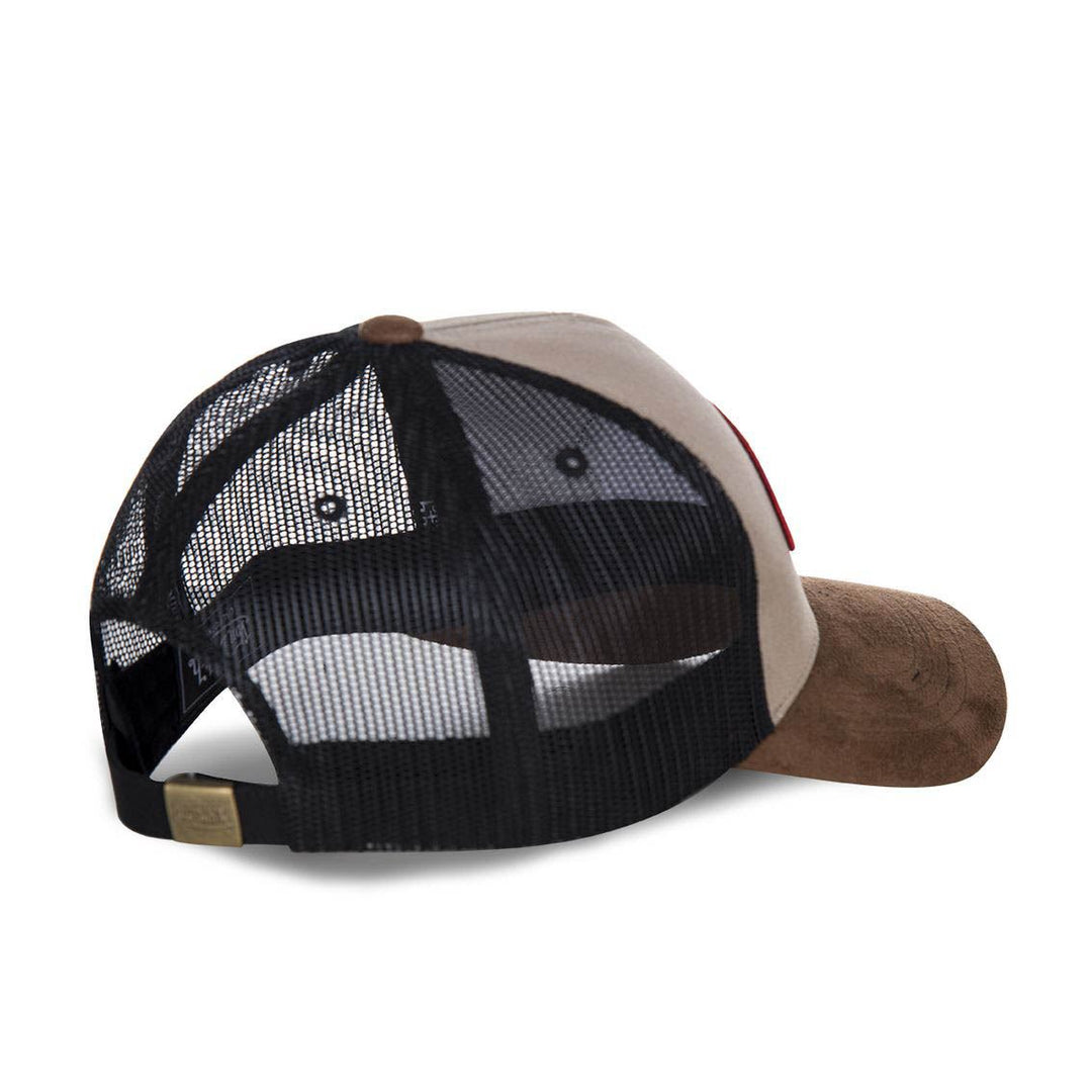 Von Dutch Casquette "Suede" - filet en coton-polyester. Construction robuste pour le confort quotidien et la performance. Incontournable du style motosport. - Esprit Pilote