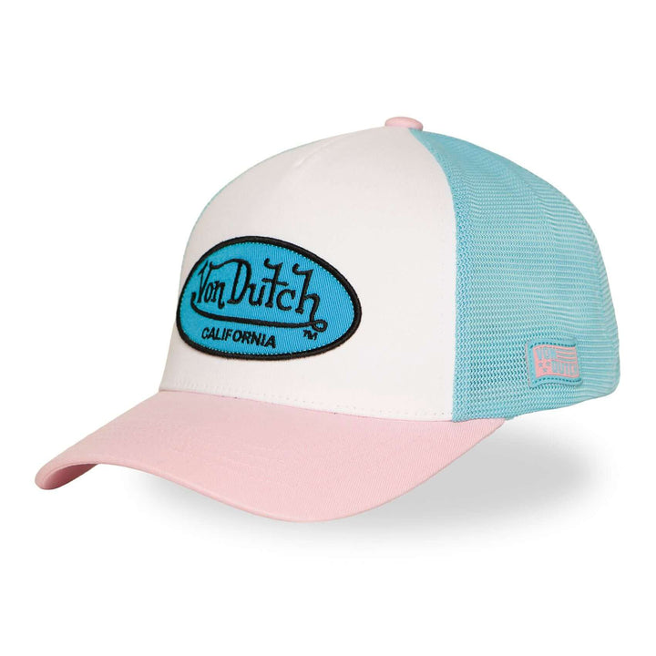Von Dutch Casquette "Lof B39B" - Von Dutch Casquette "Lof B39B" – Trucker incontournable en coton-polyester. Visière arrondie, filet souple, réglage strapback. - Esprit Pilote