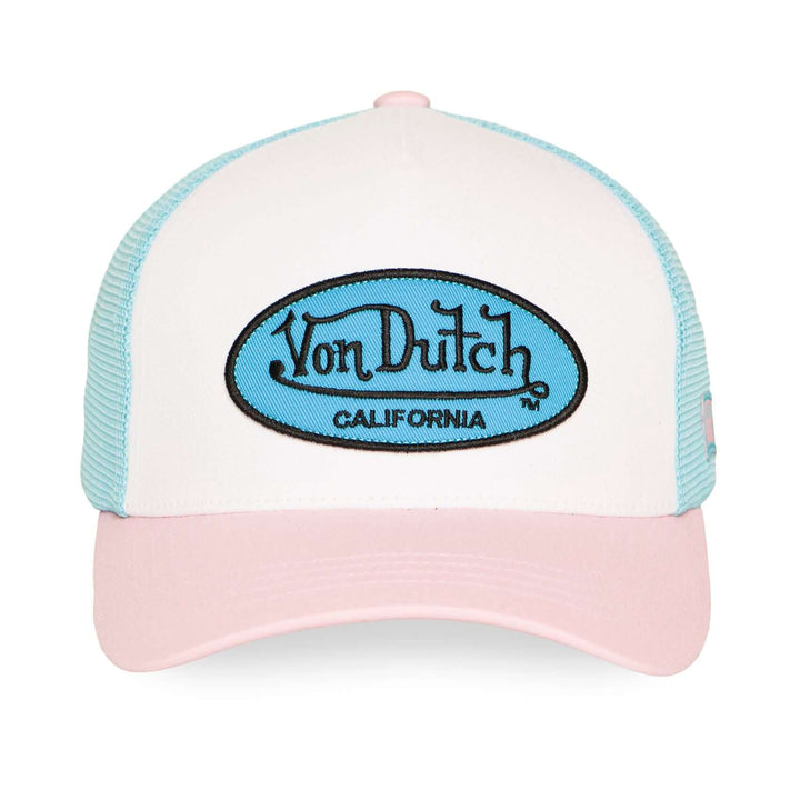 Von Dutch Casquette "Lof B39B" - Von Dutch Casquette "Lof B39B" – Trucker incontournable en coton-polyester. Visière arrondie, filet souple, réglage strapback. - Esprit Pilote