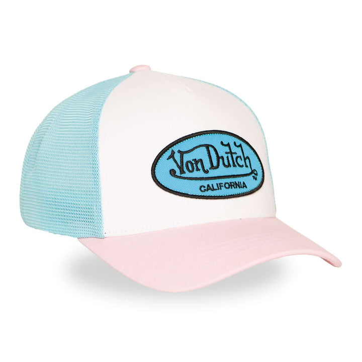 Von Dutch Casquette "Lof B39B" - Von Dutch Casquette "Lof B39B" – Trucker incontournable en coton-polyester. Visière arrondie, filet souple, réglage strapback. - Esprit Pilote
