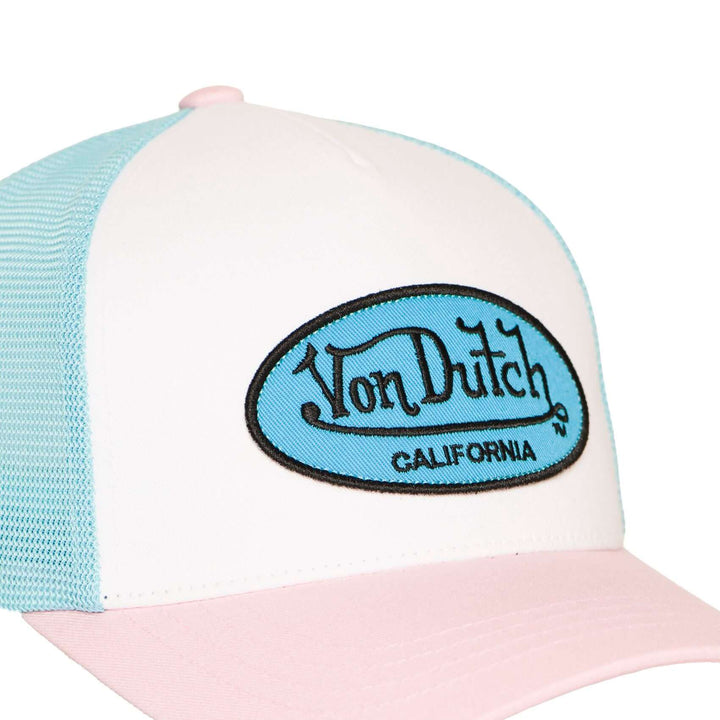 Von Dutch Casquette "Lof B39B" - Von Dutch Casquette "Lof B39B" – Trucker incontournable en coton-polyester. Visière arrondie, filet souple, réglage strapback. - Esprit Pilote
