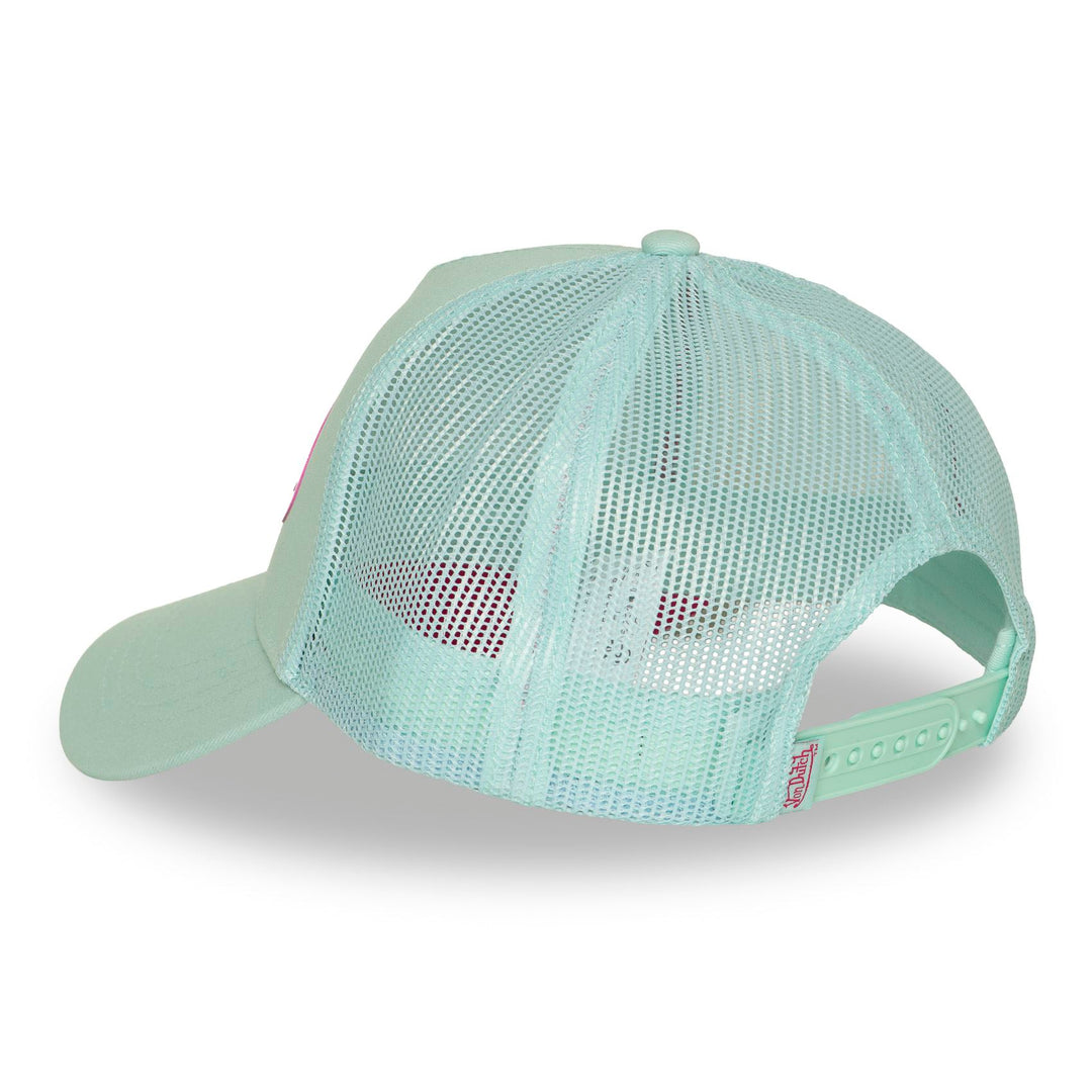 Von Dutch Casquette "Log21" - Casquette trucker Log21 menthe. Maille rigide, snapback ajustable, coton-polyester. Style audacieux et confortable. - Esprit Pilote