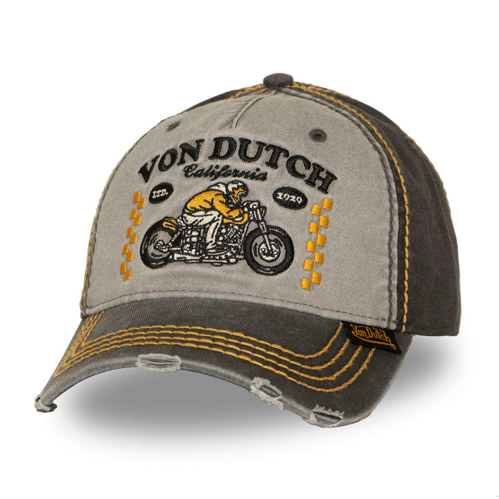 Von Dutch Casquette "Rétro 09" - Casquette baseball VON DUTCH en twill usé. Broderie authentique, 100 % coton. Style rétro intemporel pour les vrais passionnés. - Esprit Pilote