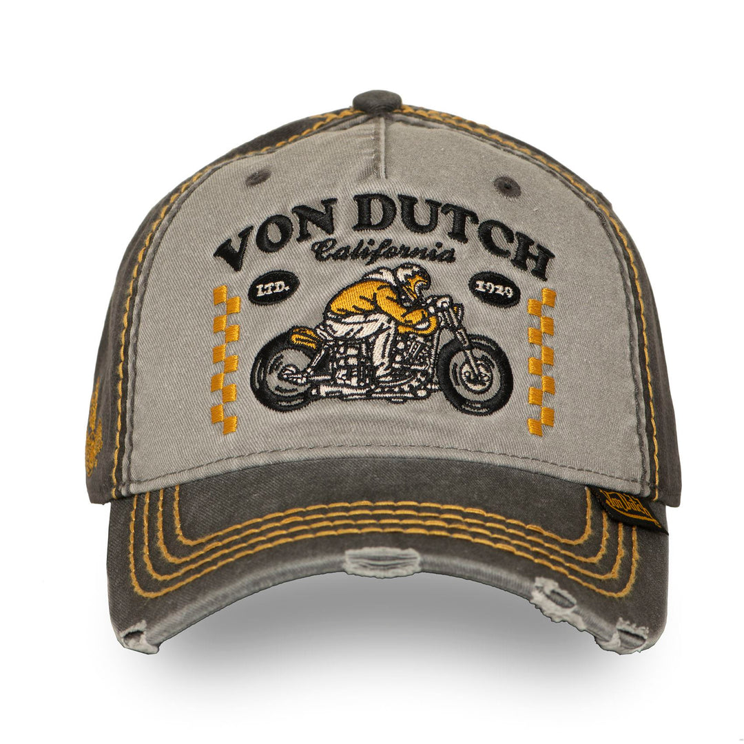 Von Dutch Casquette "Rétro 09" - Casquette baseball VON DUTCH en twill usé. Broderie authentique, 100 % coton. Style rétro intemporel pour les vrais passionnés. - Esprit Pilote