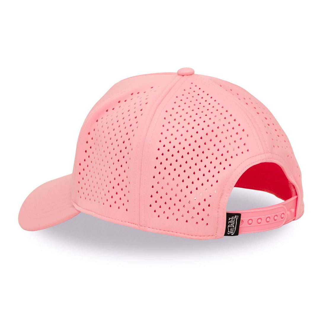 Von Dutch Casquette "Sport 07" - Von Dutch Casquette "Sport 07" – Trucker rose avec visière arrondie et filet mesh. Snapback ajustable, 100% polyester. Effet hologramme spectaculaire. - Esprit Pilote