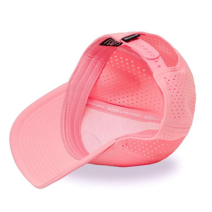 Von Dutch Casquette "Sport 07" - Von Dutch Casquette "Sport 07" – Trucker rose avec visière arrondie et filet mesh. Snapback ajustable, 100% polyester. Effet hologramme spectaculaire. - Esprit Pilote