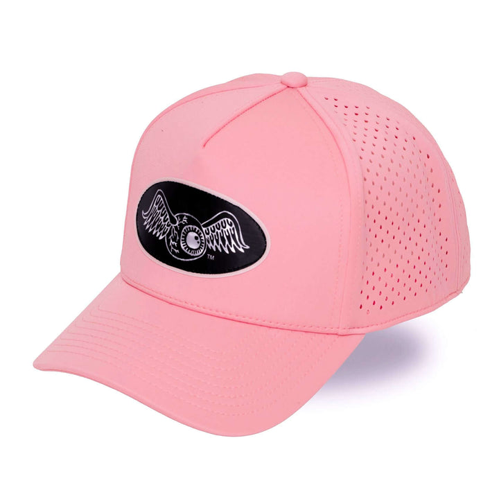 Von Dutch Casquette "Sport 07" - Von Dutch Casquette "Sport 07" – Trucker rose avec visière arrondie et filet mesh. Snapback ajustable, 100% polyester. Effet hologramme spectaculaire. - Esprit Pilote