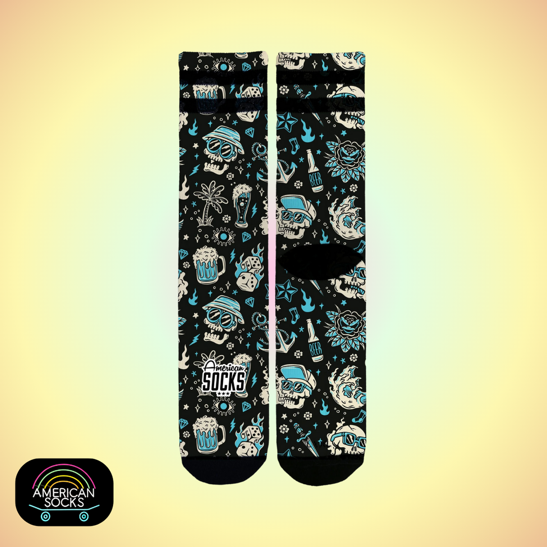 Américan Socks Chaussettes "Dopamine" - Mid High