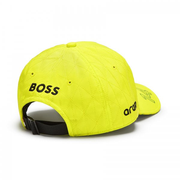 Aston Martin F1 Casquette ALONSO#14 2024 - Citron - Pau Motors Shop