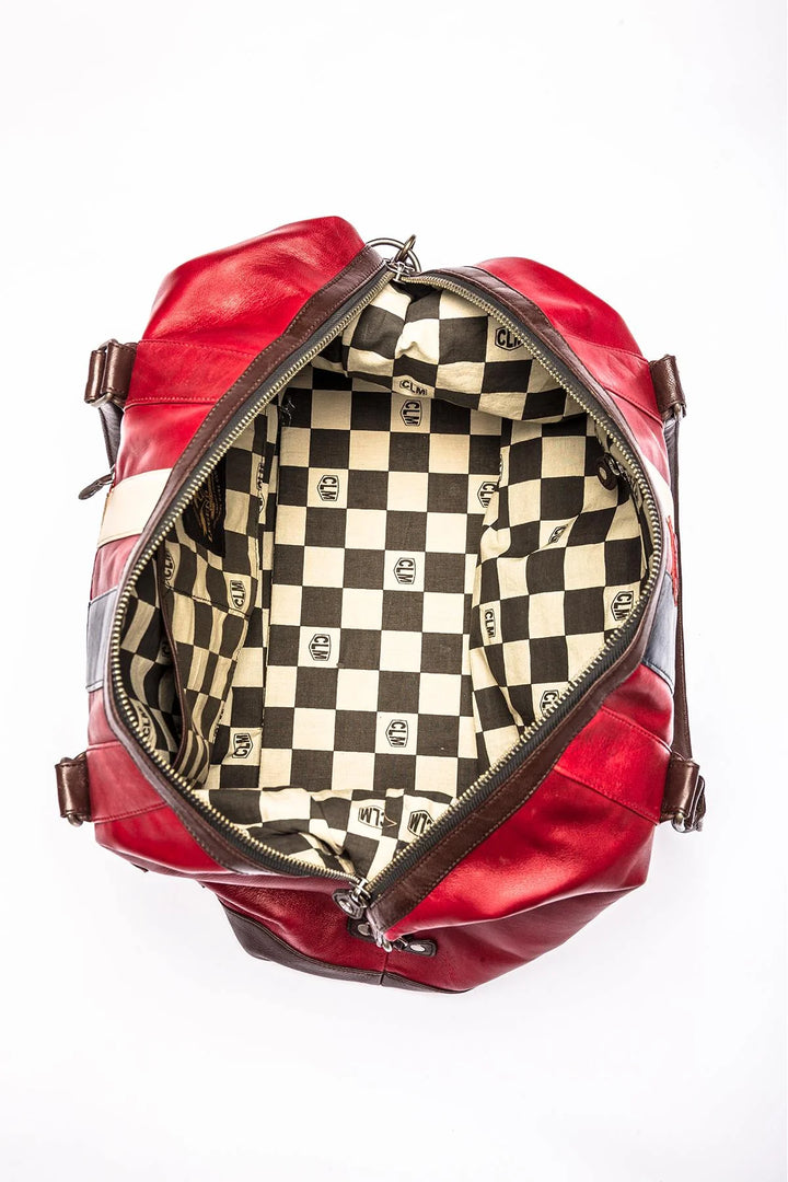 Sac Cuir 24H Le Mans 72H SHEEP CROWN - Rouge