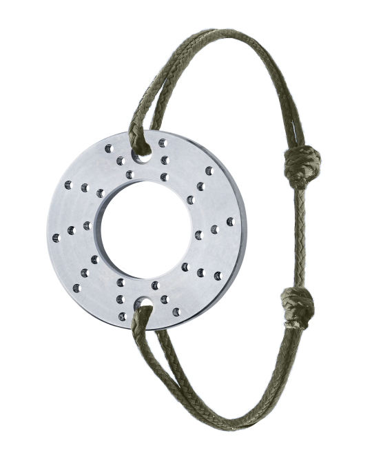 B.R.M Bracelet "Brake" - Titane Gris - Pau Motors Shop