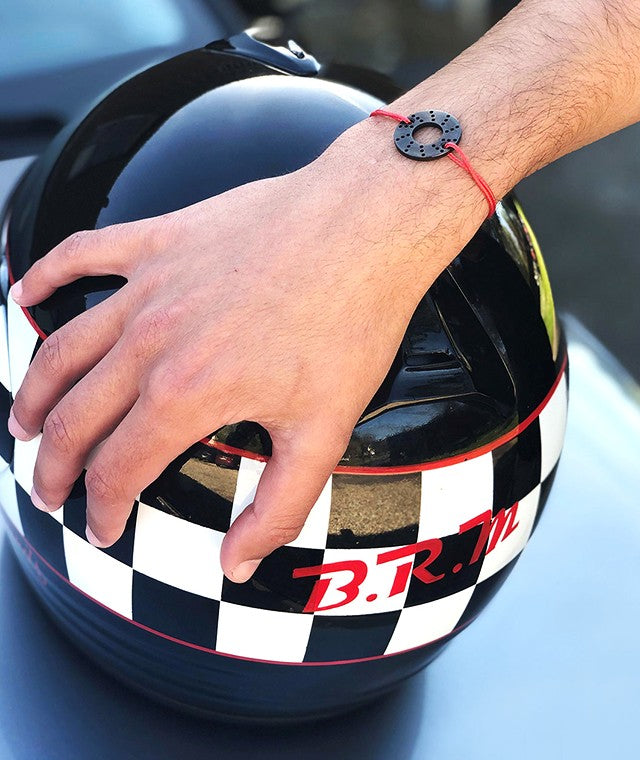 B.R.M Bracelet "Brake" - Titane Noir - Pau Motors Shop