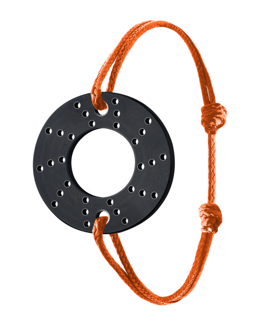 B.R.M Bracelet "Brake" - Titane Noir - Pau Motors Shop