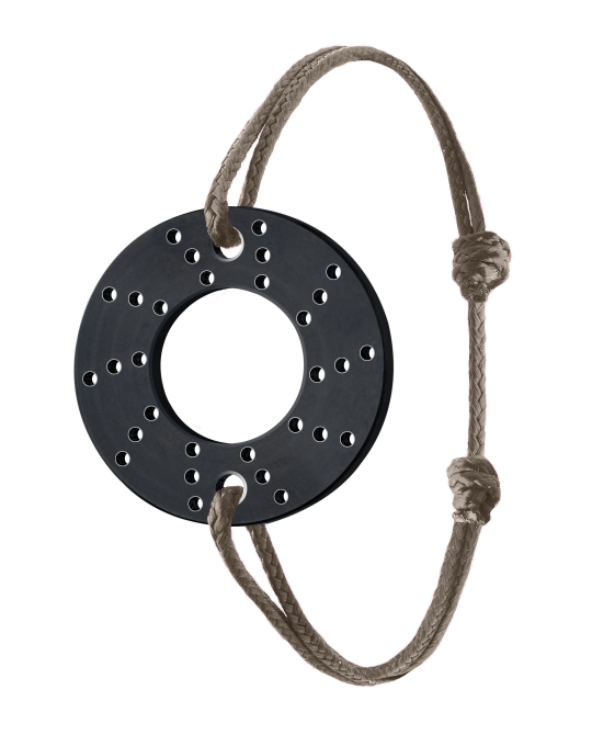 B.R.M Bracelet "Brake" - Titane Noir - Pau Motors Shop