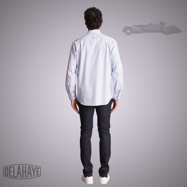 Delahaye Chemise "Caracal" - Bleu Ciel