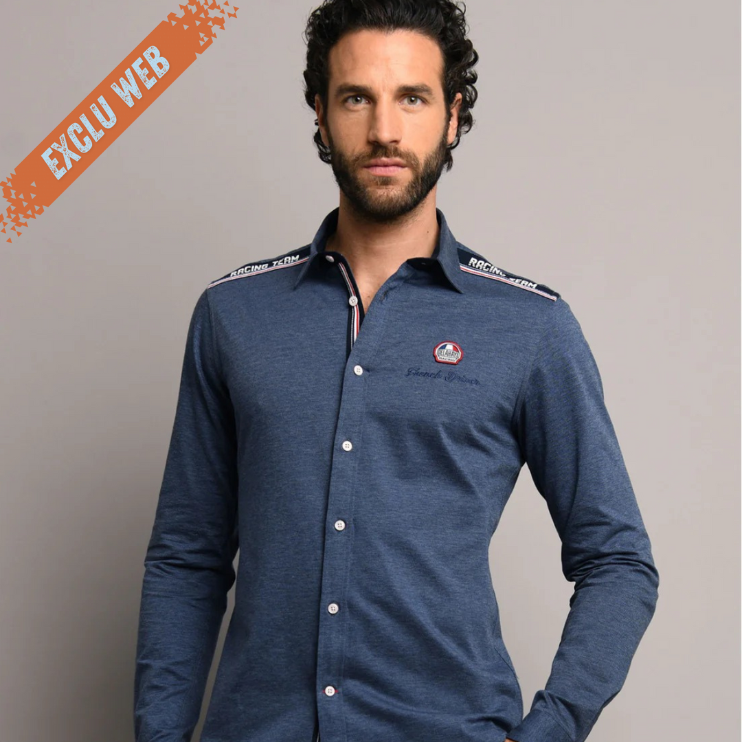 Delahaye Chemise RACING TEAM - Denim