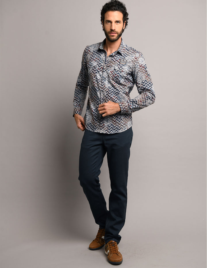 Delahaye Chemise WARM SAND - Pau Motors Shop