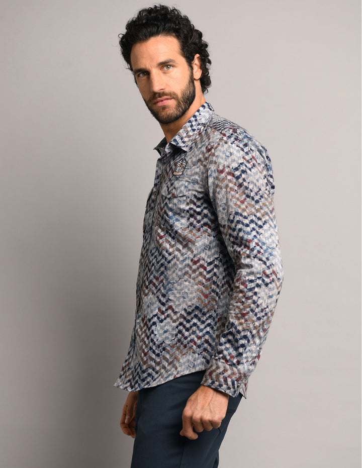Delahaye Chemise WARM SAND - Pau Motors Shop