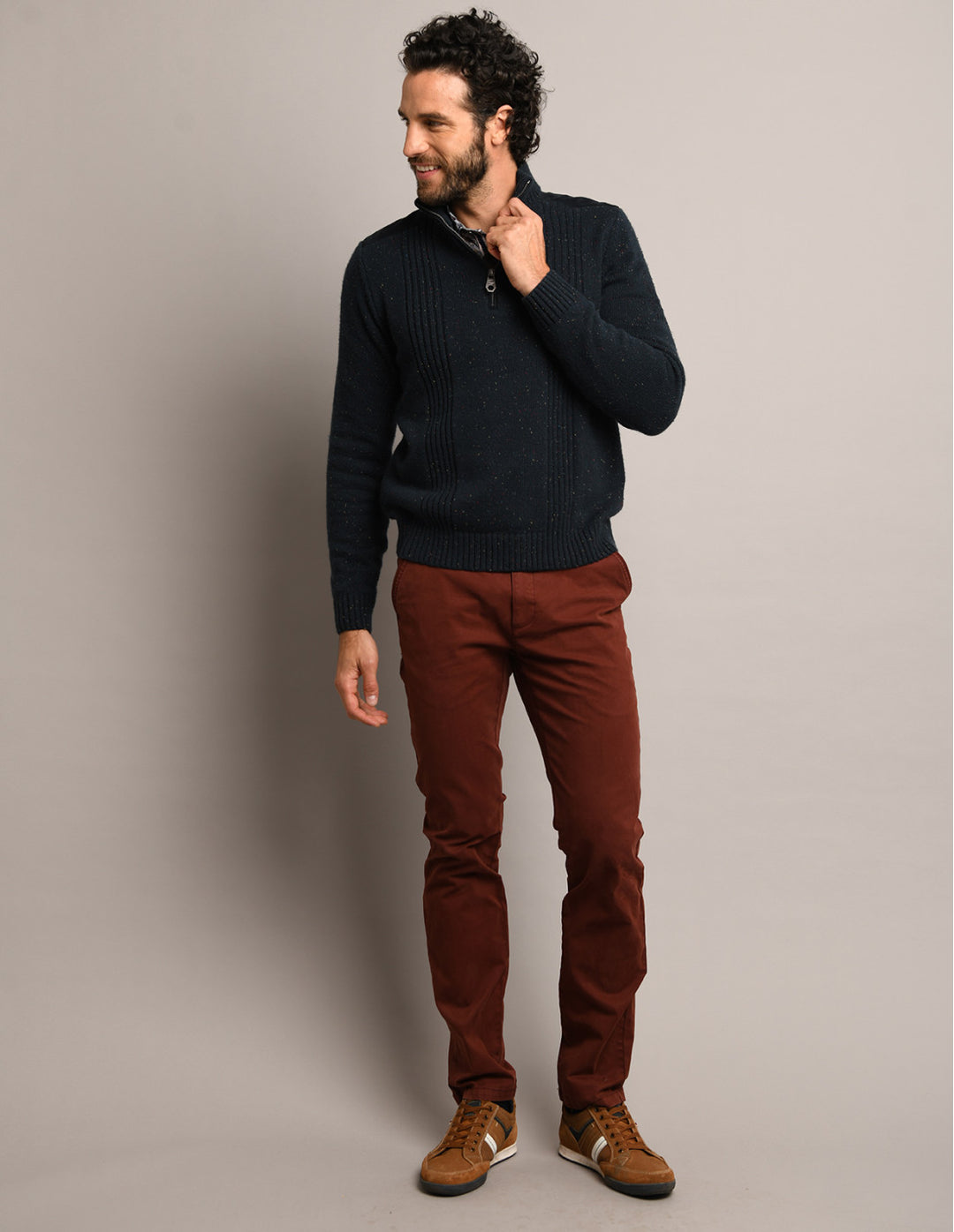 Delahaye Pantalon Chino - Rouille - Pau Motors Shop