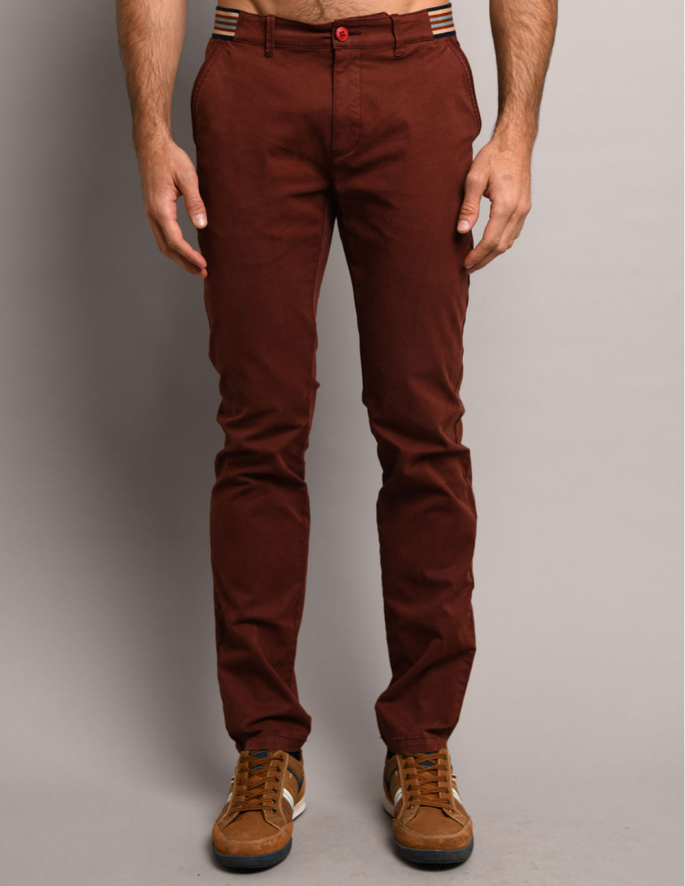 Delahaye Pantalon Chino - Rouille - Pau Motors Shop