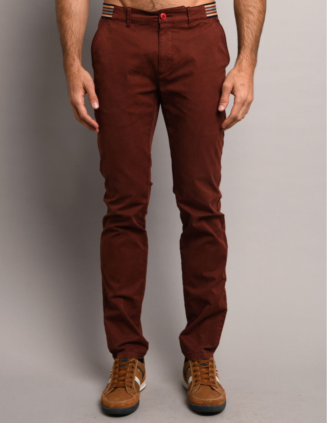 Delahaye Pantalon Chino - Rouille - Pau Motors Shop