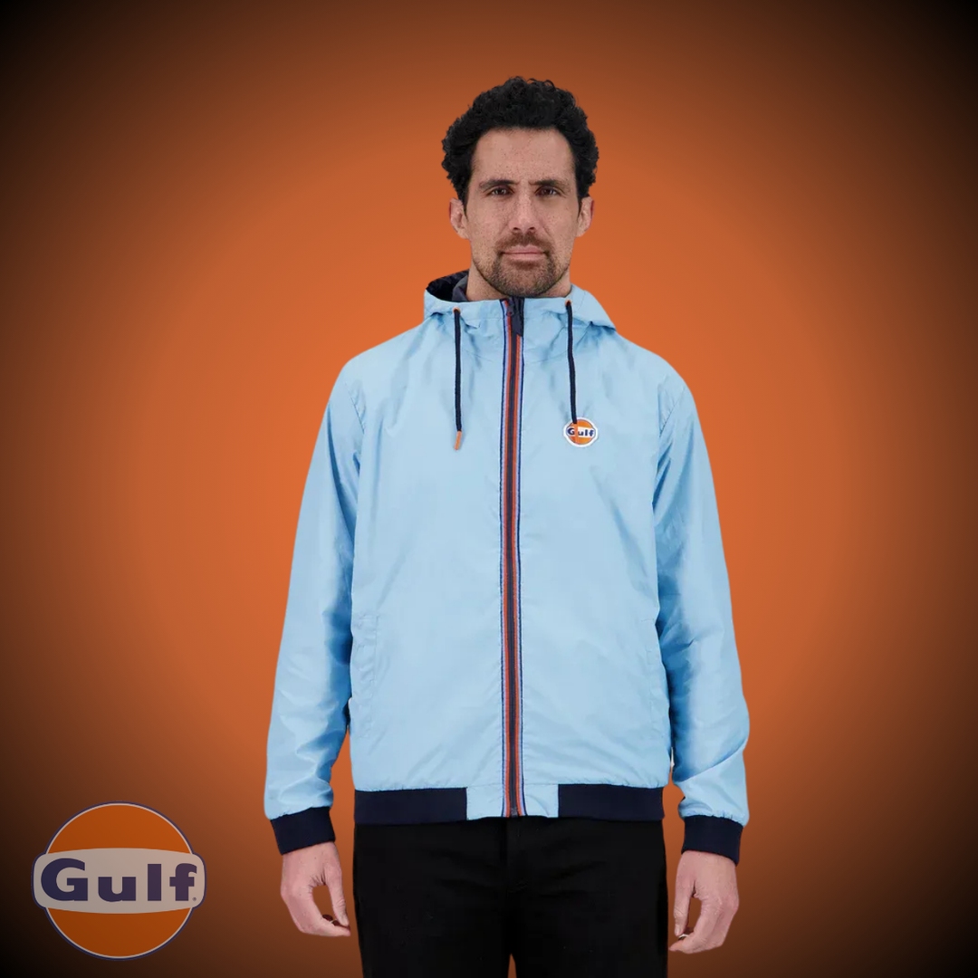 Gulf Coupe Vent "Reverso" - Navy/Gulf Blue - Pau Motors Shop