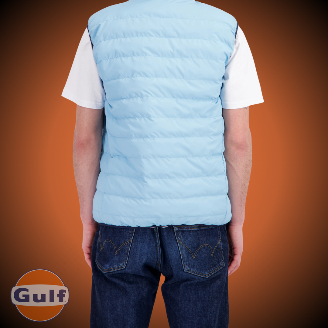Gulf REVERSO BODYWARMER - Bleu Gulf/Bleu Marine - Pau Motors Shop