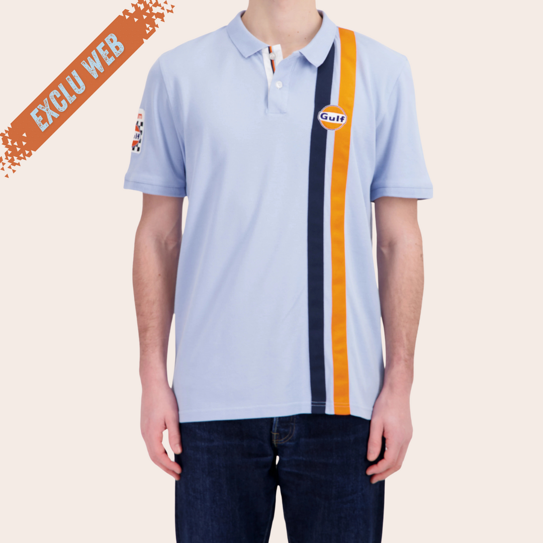 Gulf Polo MC TIMELESS HISTORY - Light Blue