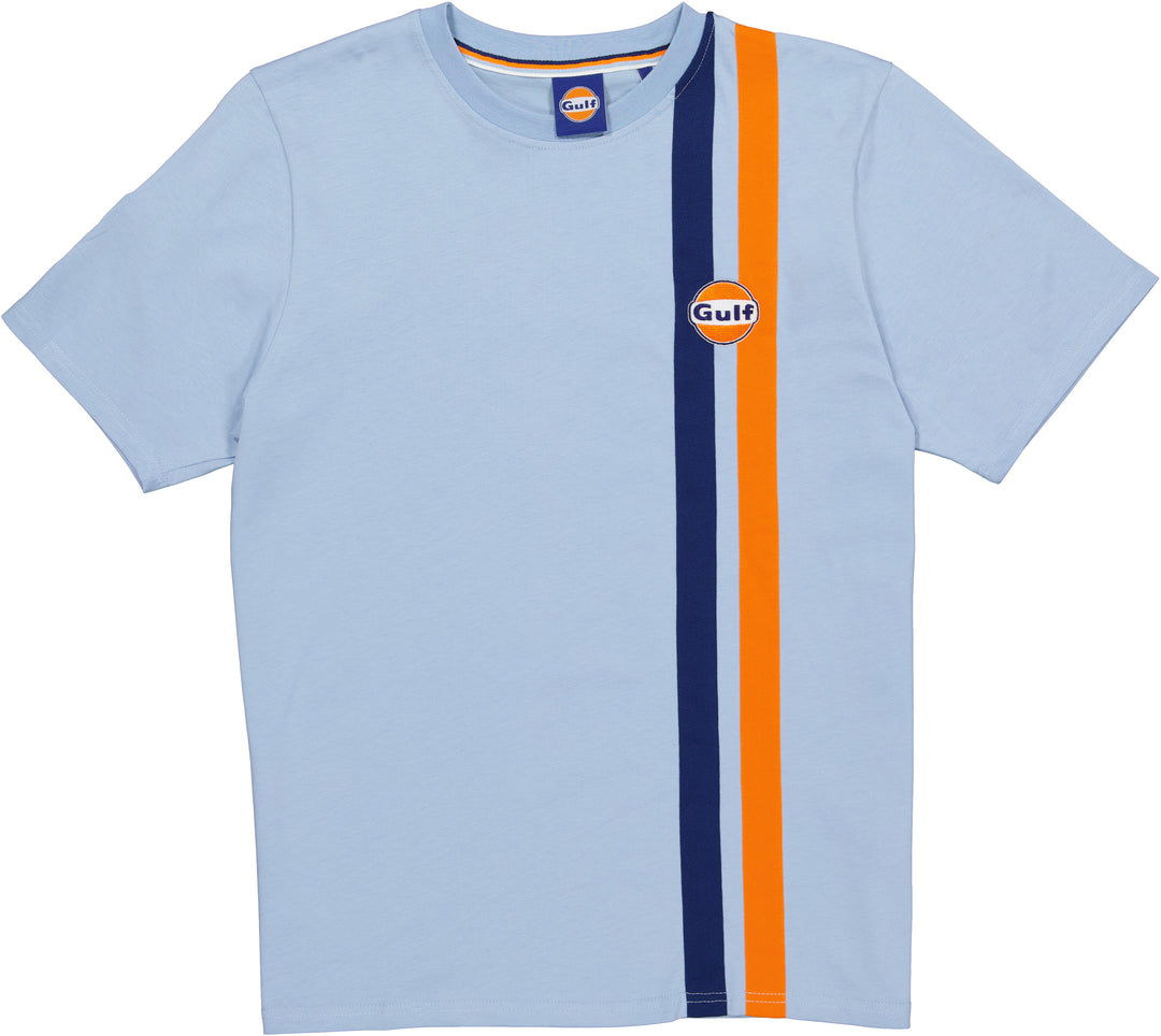 Gulf Tee Shirt TIMELESS HISTORY - Light Blue - Pau Motors Shop