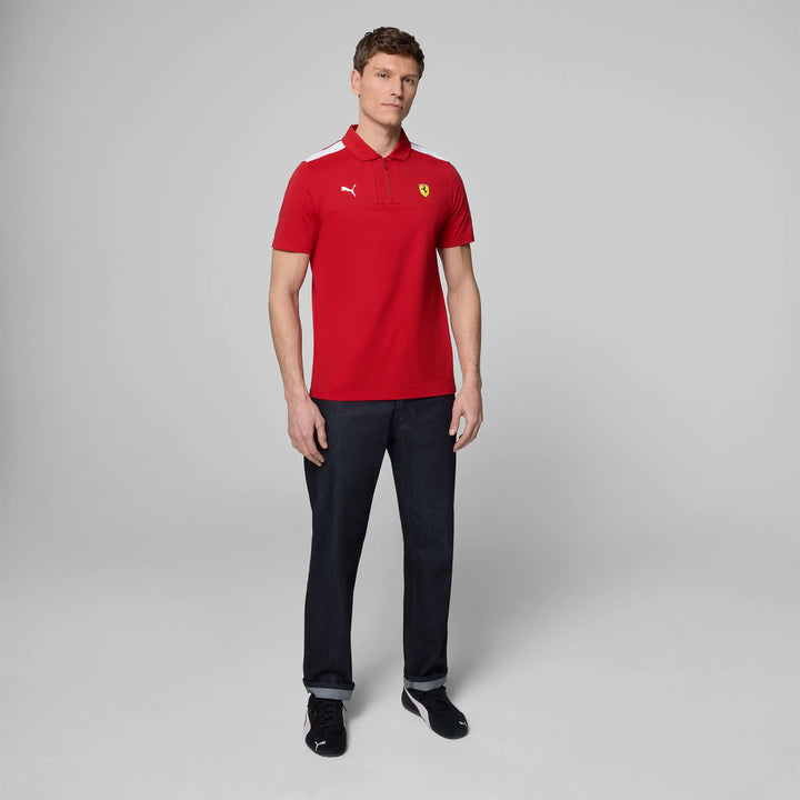 Scuderia Ferrari Polo 2025 Dark Cherry