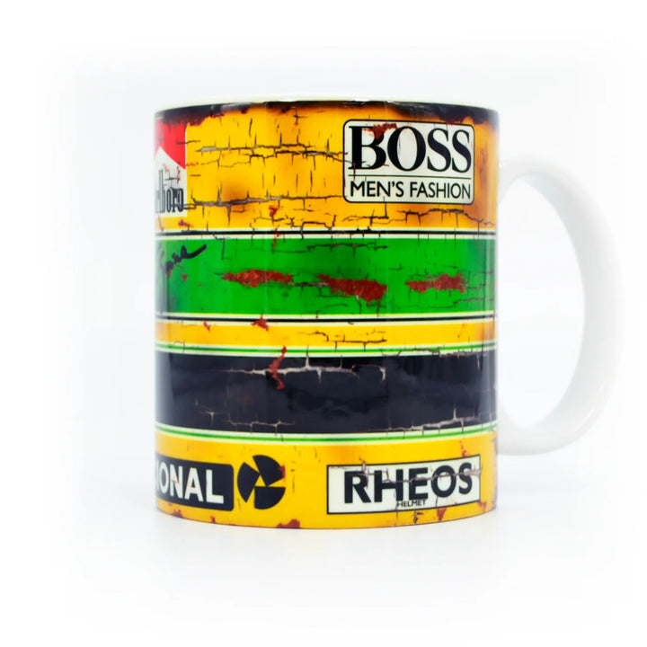 LL Mug Ayrton Senna Helmet - Pau Motors Shop