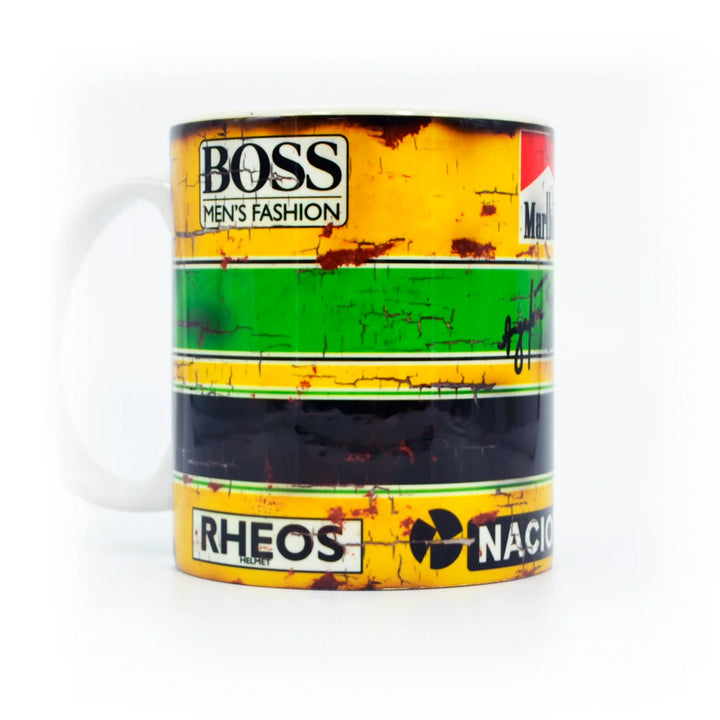 LL Mug Ayrton Senna Helmet - Pau Motors Shop