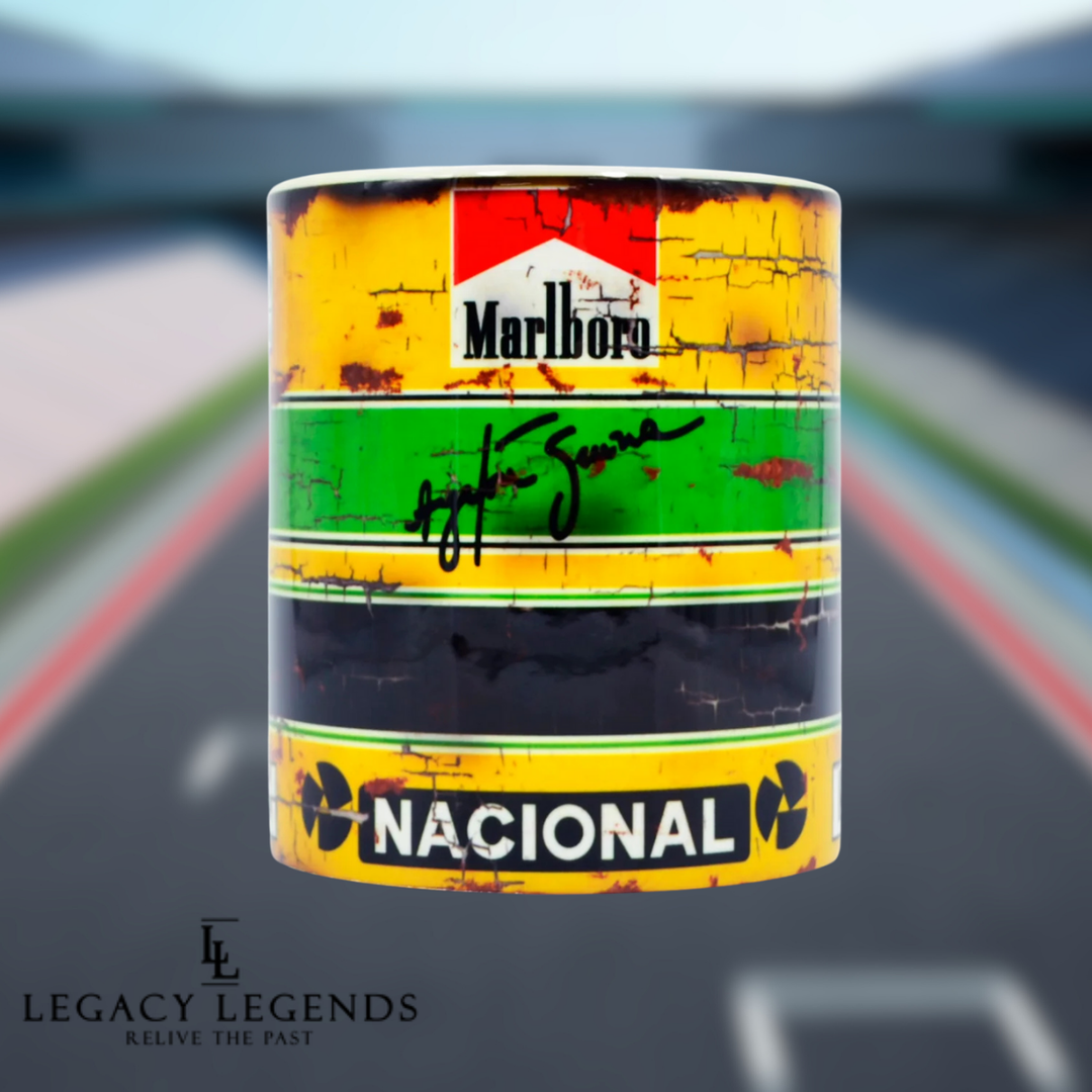 LL Mug Ayrton Senna Helmet - Pau Motors Shop