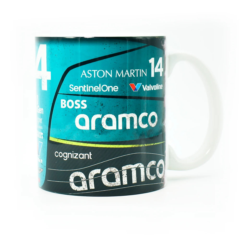 LL Mug Fernando Alonso Aston Martin #14 2025 - Pau Motors Shop