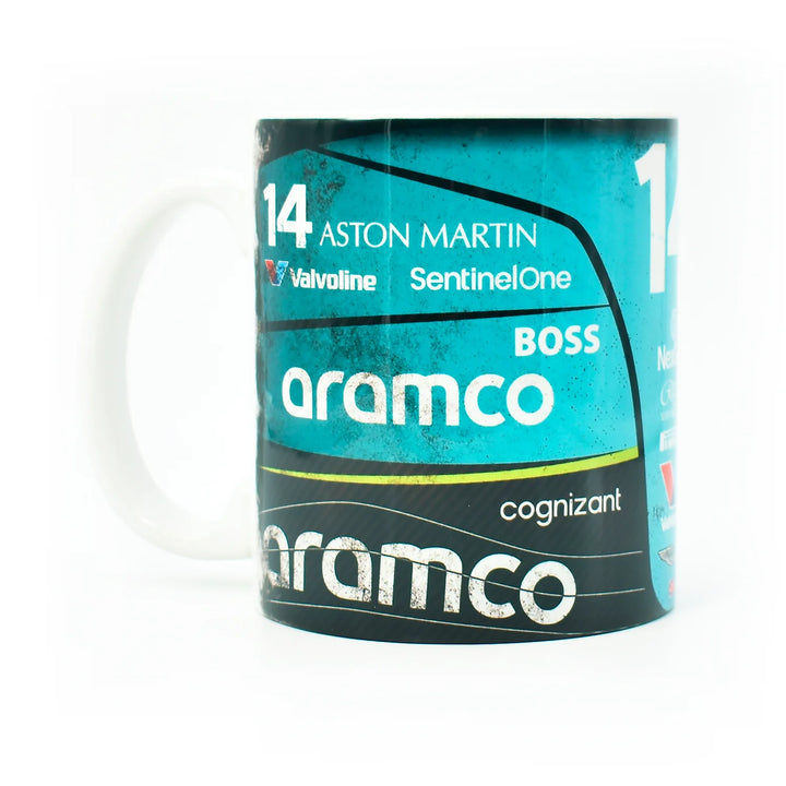 LL Mug Fernando Alonso Aston Martin #14 2025 - Pau Motors Shop