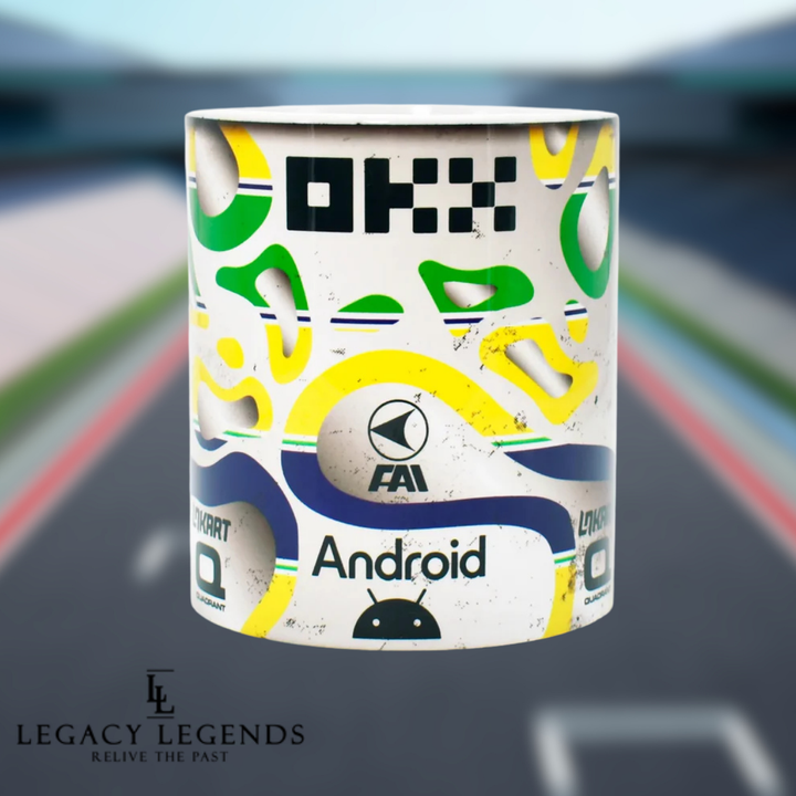 LL Mug Norris Senna Helmet Limited Edition - Pau Motors Shop