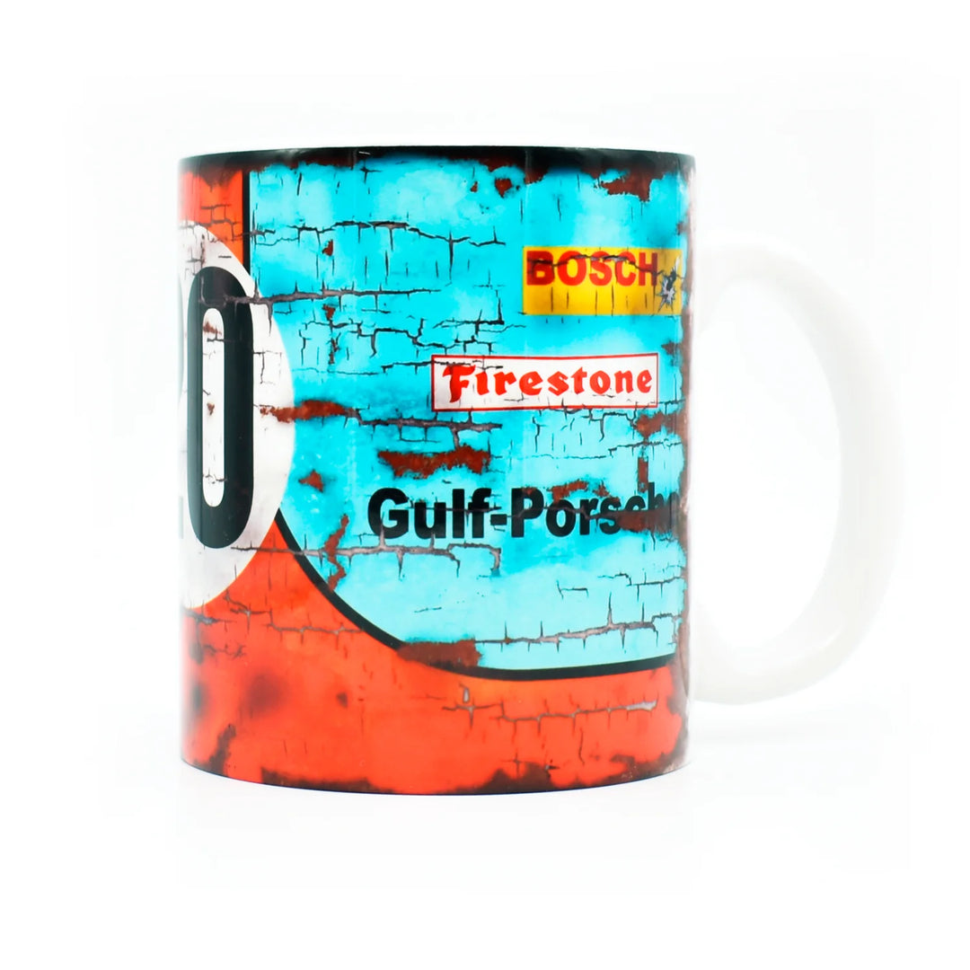 LL Mug Steve McQueen Porsche 917 Gulf #20 - Pau Motors Shop