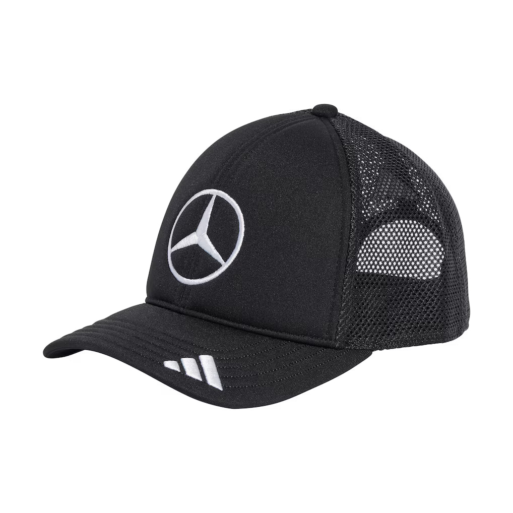 AMG Petronas Casquette "Star" - Arrivage en cours AMG Petronas Casquette Star. Casquette structurée avec panneaux en maille pour une ventilation optimale. Logo de l'équipe brodé. - Esprit Pilote